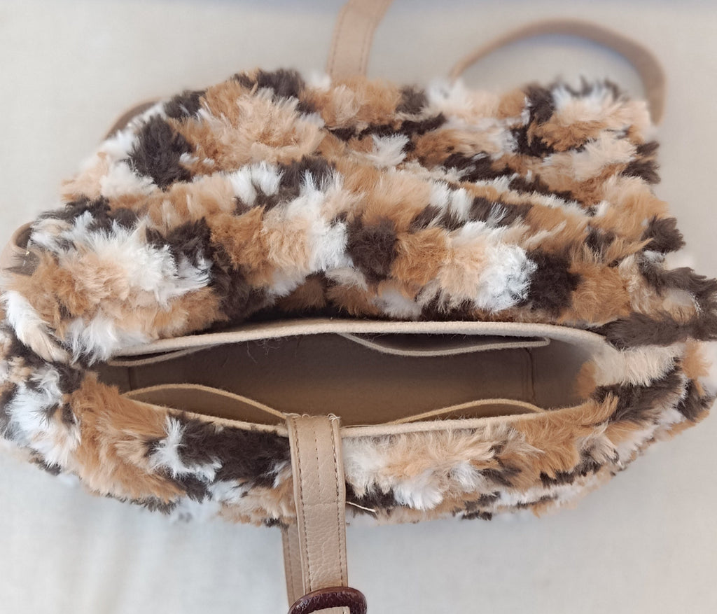 Bolso de mano Estela animal print