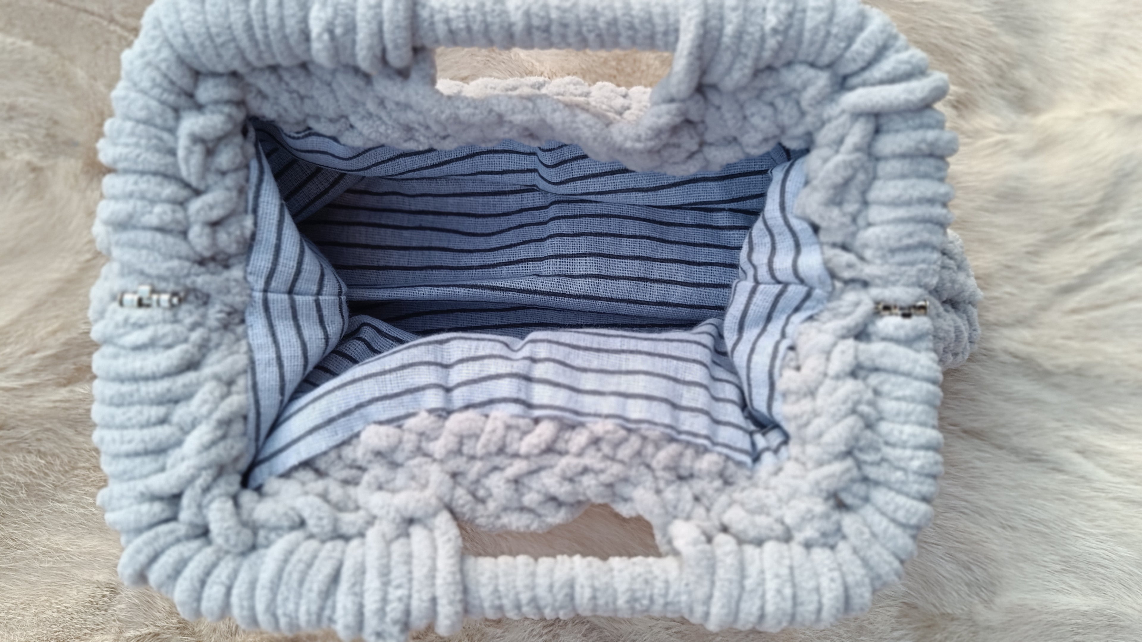 Clutch Paloma gris